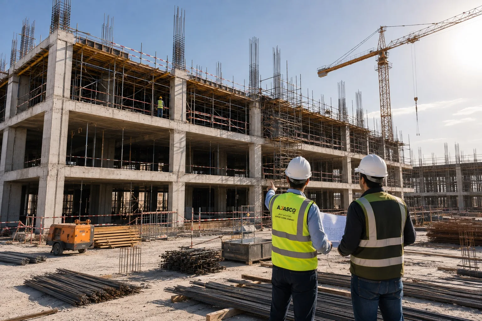 AJASCO construction and engineering project in Saudi Arabia