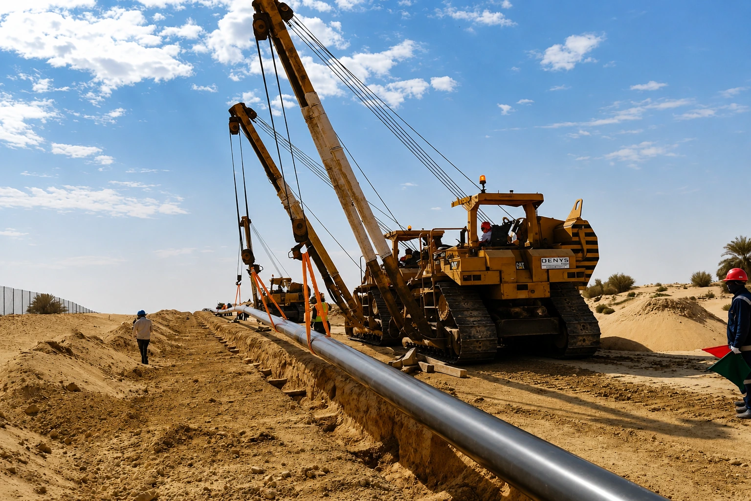 AJASCO pipeline construction project in Saudi Arabia