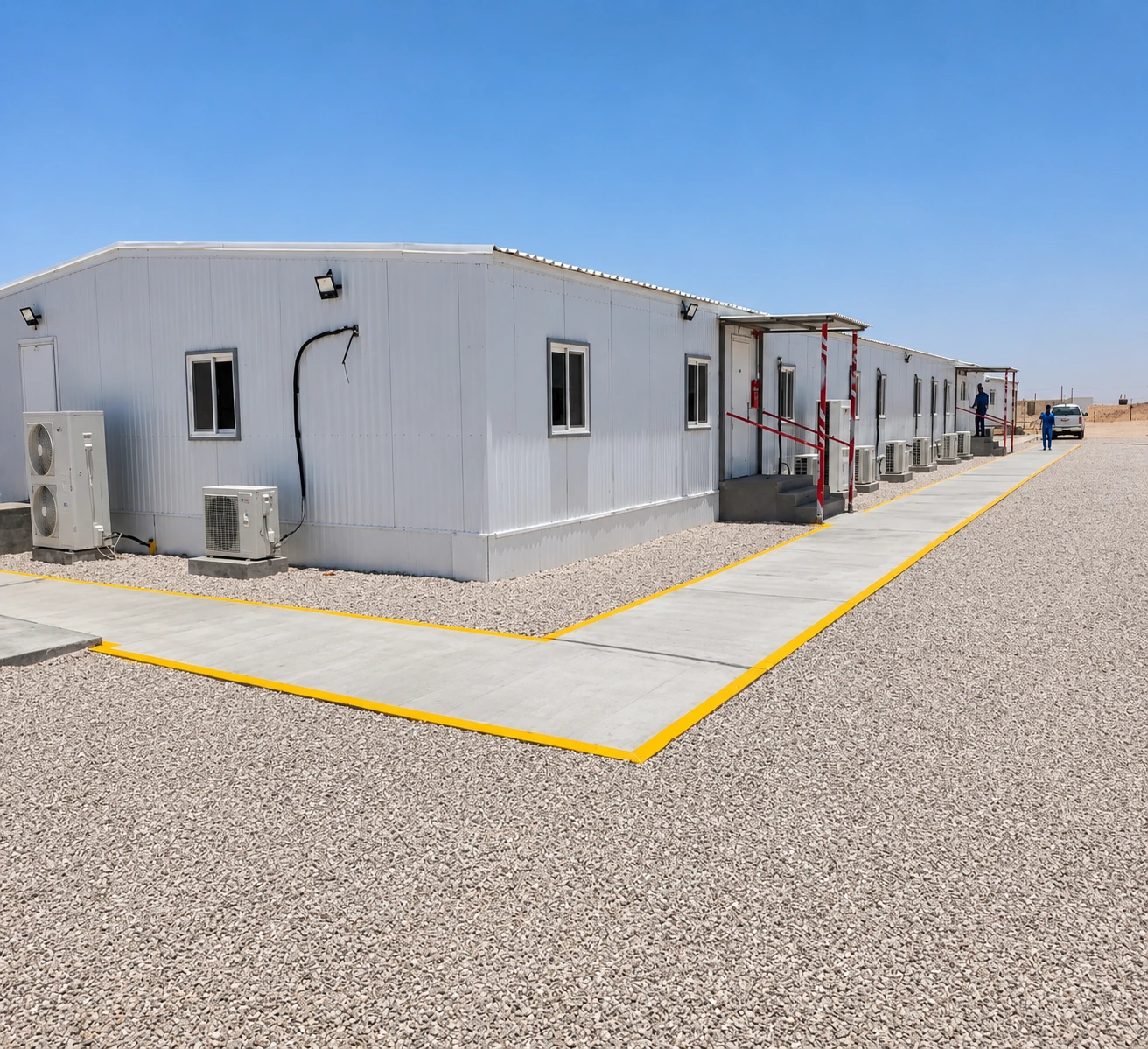 AJASCO temporary construction facilities project in Saudi Arabia
