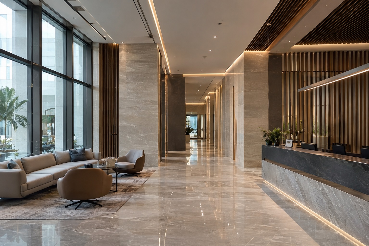 Commercial interior design project in Saudi Arabia