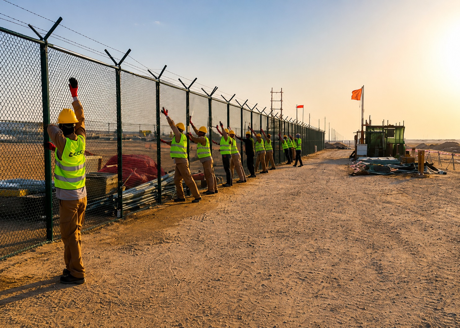 Fence construction and site works services in Saudi Arabia