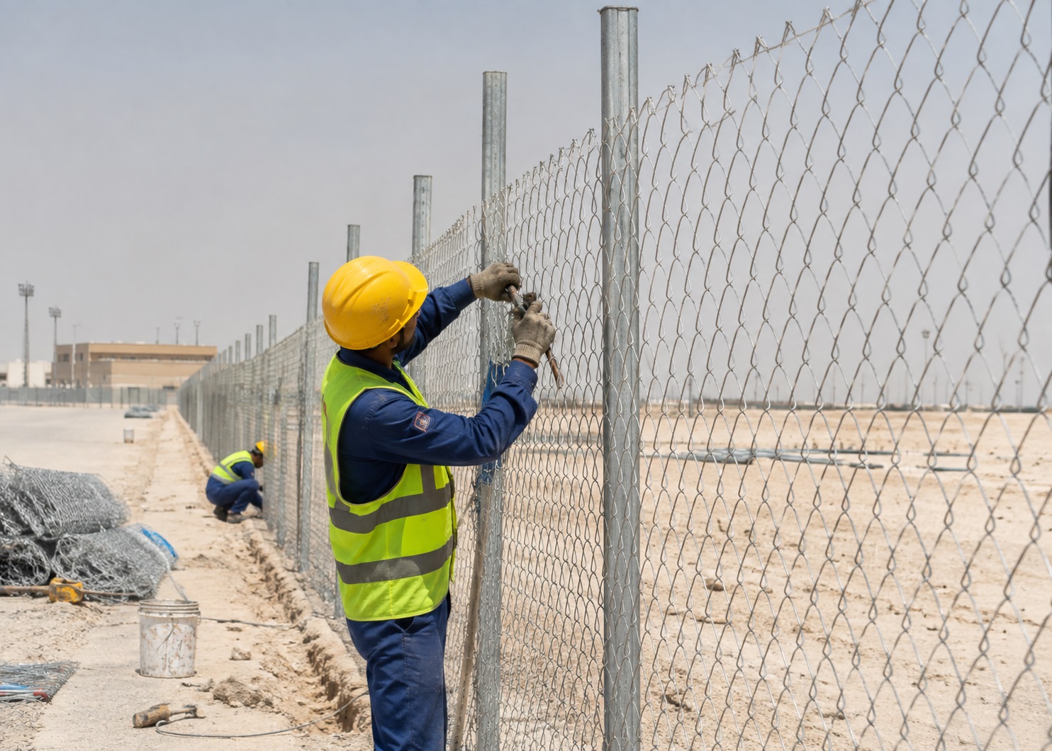 Professional fence installation services in Saudi Arabia