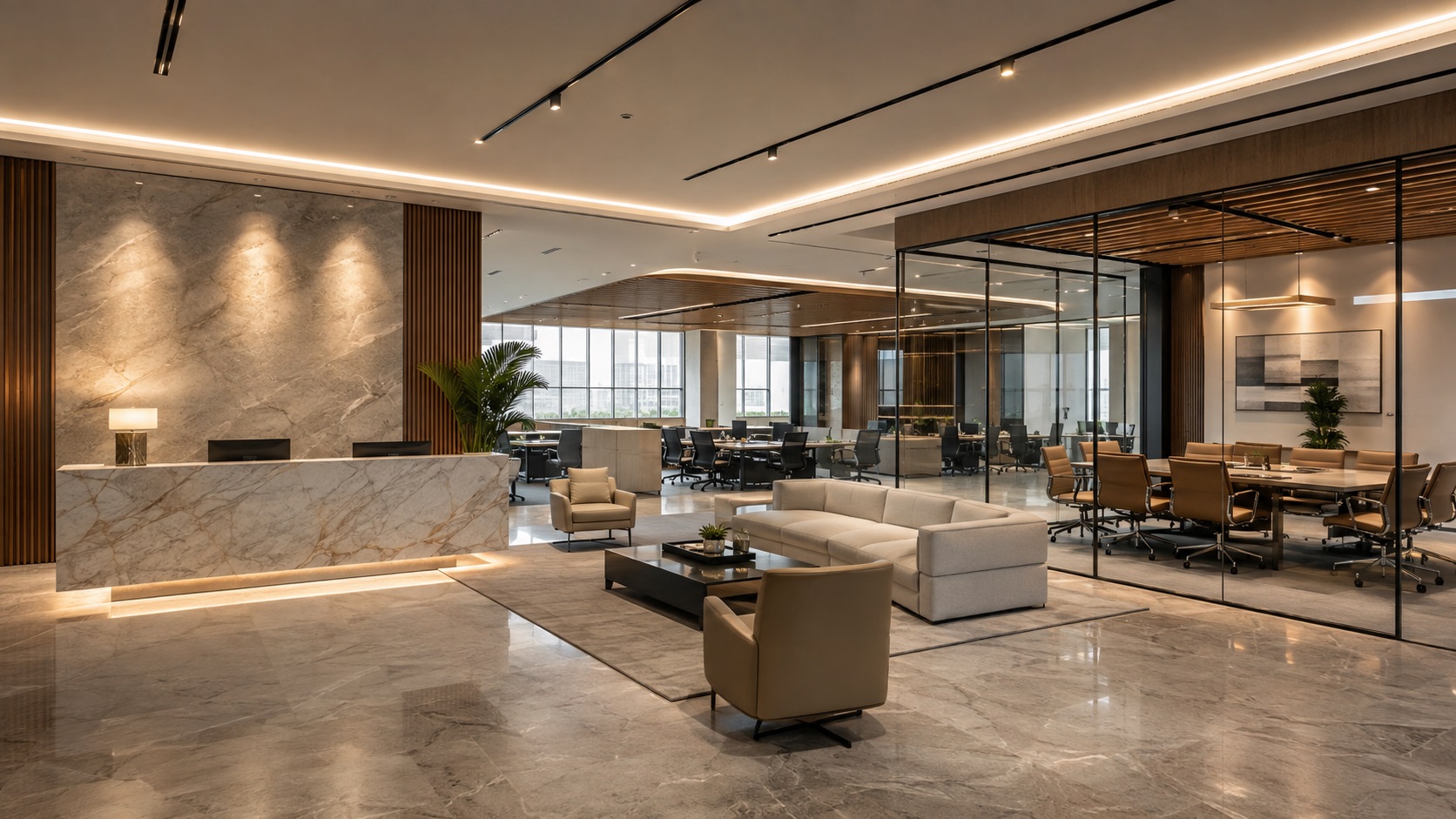 Interior space planning and design in Saudi Arabia
