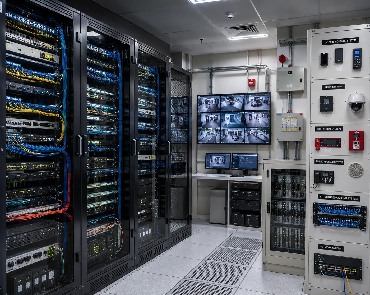 Low voltage systems and communication infrastructure in Saudi Arabia