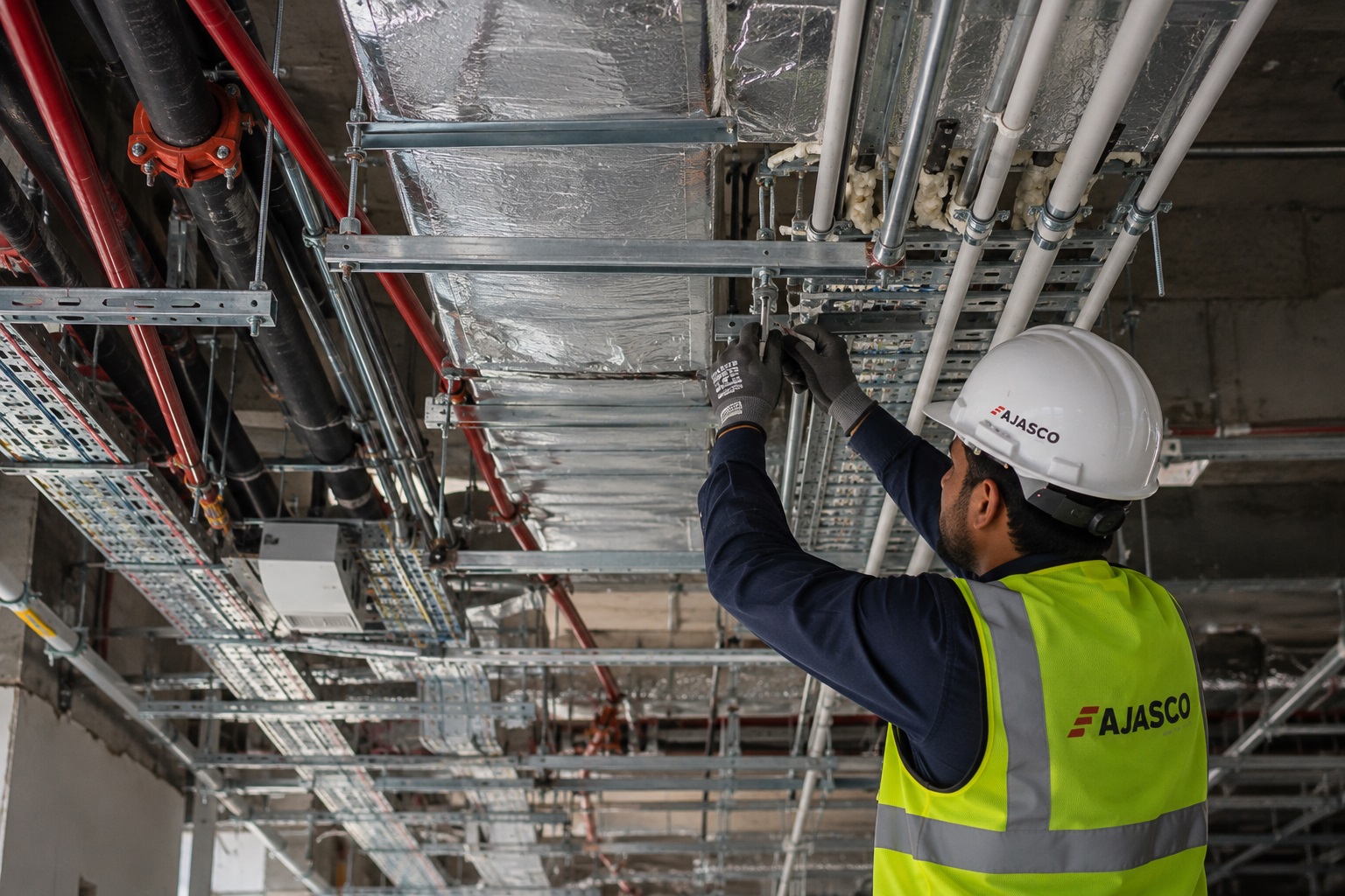 MEP construction services and building systems in Saudi Arabia