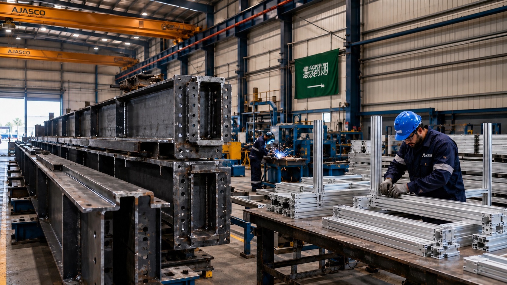 Steel and aluminum fabrication services in Saudi Arabia