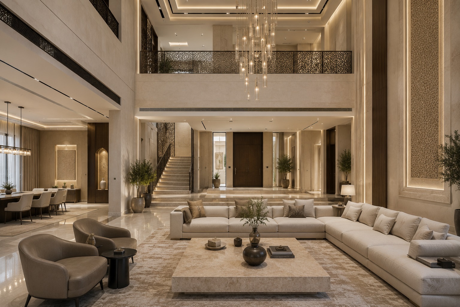 Interior finishing for a modern villa development in Saudi Arabia